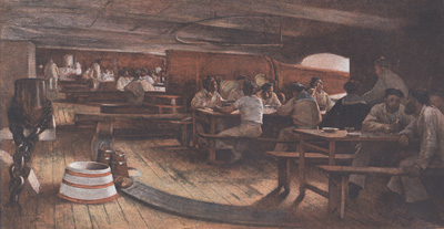 Mess-time
from the painting by J. Le Blant